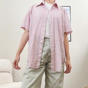 Men's 80's Checker Short Sleeve Shirt